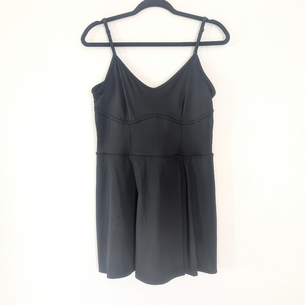 JoyLab Game Day Strappy Active Dress Romper Black Size Medium - Picture 3 of 8
